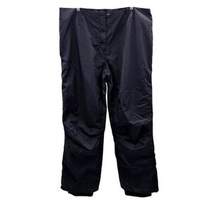 Obermeyer‎ Black Snow Ski Pants Insulated Winter Sportswear Water Resistant